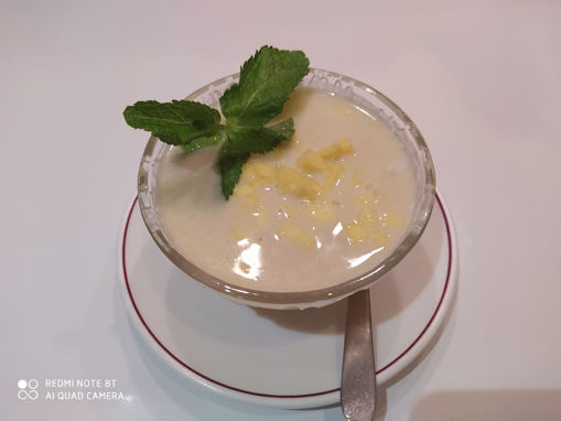 Image de Perles de Tapioca au Lait de Coco et Mangue